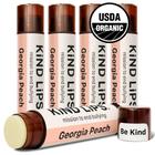 Bálsamo Labial Kind Lips Georgia Peach - Nutritivo e Hidratante (5mL)