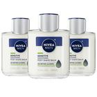 Bálsamo pós-barba Nivea Men Sensitive Soothing 100ml (pacote com 3 unidades)