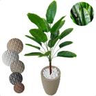 Bananeira Ornamental Planta Artificial com Vaso Decoração