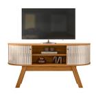 Bancada Atlanta TVs Até 55” Naturale Off White 509130 Madetec