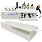 Bancada Console Barbearia Mdf Com Porta Maquinas