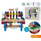 Bancada De Ferramenta Infantil De Madeira Brinquedo Didático