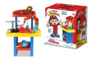 Bancada de Ferramentas de Brinquedo Oficina Do Senninha C/ Vários Acessórios - Paki Toys