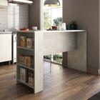 Bancada Mesa Gourmet para Cozinha 150cm X 97cm com 3 Prateleiras Suprema Luciane MA³veis