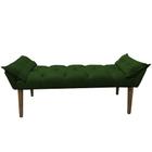 Banco Opalla 120x Suede Verde - Dominic Decor