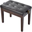 Banco Para Piano C/ Regulagem Banqueta luxo sonata 212 brown