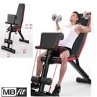 Banco Para Treino Exercícios Físico Abdominal Academia Reclinável Fitness Musculação Ajustável GB57314