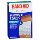Band-Aid Bandagens adesivas de tecido flexível extra grande 10 cada por Band-Aid (pacote com 2)