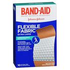 Band-Aid Bandagens adesivas de tecido flexível extra grande 10 cada por Band-Aid (pacote com 6)