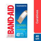 Band-Aid Johnson's Transparente Com 40 Unidades