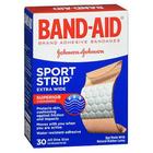 Band-Aid Sport Strip Bandagens extra largas 30 cada por Band-Aid (pacote com 4)