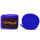 Bandagem Elástica 03 Metros Boxe/Muay-Thai - Gorilla Cor: Azul
