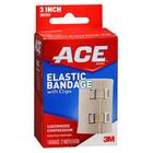 Bandagem elástica Ace com clipes de 7,6 cm 1 cada da Ace (pacote com 2)