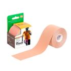 Bandagem elastica adesiva p/ fisio esporte bege tmax 5cmx5m