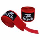 Bandagem Elástica Muvin 5 metros - Alça p/ Polegar - Proteção Mãos e Punhos - Luta - Boxe Muay Thai MMA Artes Marciais
