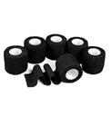 Bandagem Kit 6 Fitas Adesivas cor Preta Esportiva 5x4,5 mts