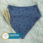 Bandana bebê minimalista gotas - premium