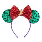 Bandana FANYITY Mouse Ears Sequin para Halloween e Disney