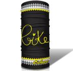 Bandana Lenço Ciclismo Mtb Ciclopp Level Preto Amarelo