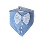 Bandana Modernpet Gravata Borboleta Azul Bebê para Cães