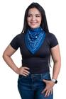 Bandana Texas Farm - Western Show - Bn015 - Azul Marinho