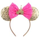 Bandanas Mouse Ears Foeran Shiny Bows para meninas e mulheres