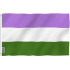 Bandeira Anley Fly Breeze Genderqueer 90x150cm Poliéster