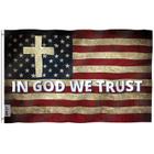 Bandeira Anley Fly Breeze In God We Trust 90x150cm Poliéster