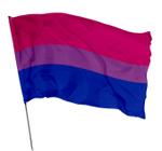 Bandeira Bisexual Orgulho Lgbtqia+ 1,50M X 1,0M Em Tecido - Prime Decor