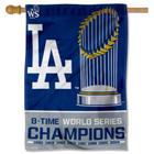 Bandeira da Casa: WinCraft Los Angeles Dodgers 2024, 8x Campeões Mundiais