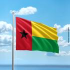 Bandeira da Guiné-Bissau 80cmx140cm Tecido Oxford 100% Poliéster