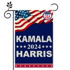 Bandeira de jardim TGOOD Kamala Harris 2024 frente e verso 30x45cm