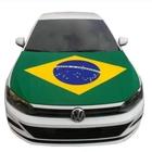 Bandeira Do Brasil Com Elastico Para Capo De Carro Verde E Amarelo