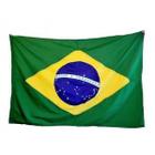 Bandeira Do Brasil De Mão Tecido 60cmx90cm