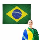 Bandeira do brasil dupla face 130x95cm