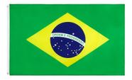 Bandeira Do Brasil Dupla Face 150x90cm - 100 Unidades