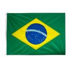 Bandeira do BRASIL, Padrão Oficial 2P (0.90 x 1.28m), Brasões Frente e Verso.