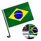 Bandeira do Brasil para Carro Plástico 30cm x 45cm