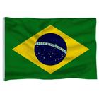 Bandeira do Brasil Sublimada/Impressa, padrão 2P (0.90 x 1.28m) - Frente e Verso