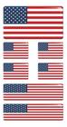 Bandeira Dos Estados Unidos - Adesivo Resinado Cartela