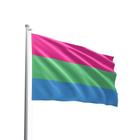 Bandeira Polissexual LGBTQIA+ 147x88cm Oxford 100% Poliéster - PRESENTE-BRINDE