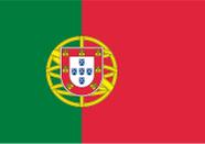 Bandeira Portugal Estampada uma face - 0,70X1,00m