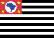 Bandeira São Paulo estampada dupla face - 0,90x1,28m