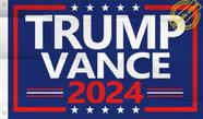 Bandeira WENWELL Trump Vance 2024 Make America Great 90x150cm