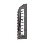 Bandeira Wind Banner Barbearia Dupla Face Somente Tecido