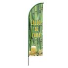 Bandeira Wind Banner Caldo Cana Dupla Face Haste Tamanho