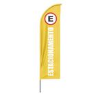 Bandeira Wind Banner Estacionamento Dupla Face Haste Tamanho - Prime Decor Festas