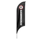 Bandeira Wind Banner Estacionamento Dupla Face Haste Tamanho - Prime Decor Festas