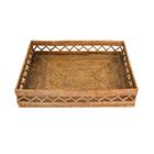 Bandeja Bake Em Rattan 50X40x10cm - Natural Home