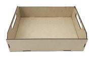 Bandeja Cesto Retangular Liso Mdf 29X23X8